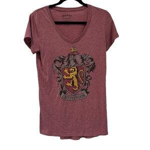 Women’s Harry Potter House Griffindor Red Fitted T-Shirt Size Medium